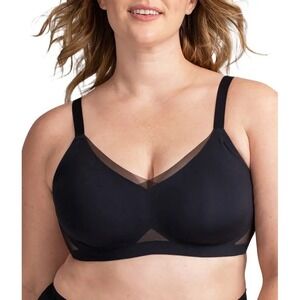 Honeylove Liftwear CrossOver Wireless Bra Runway Sz XL Black Honey Love